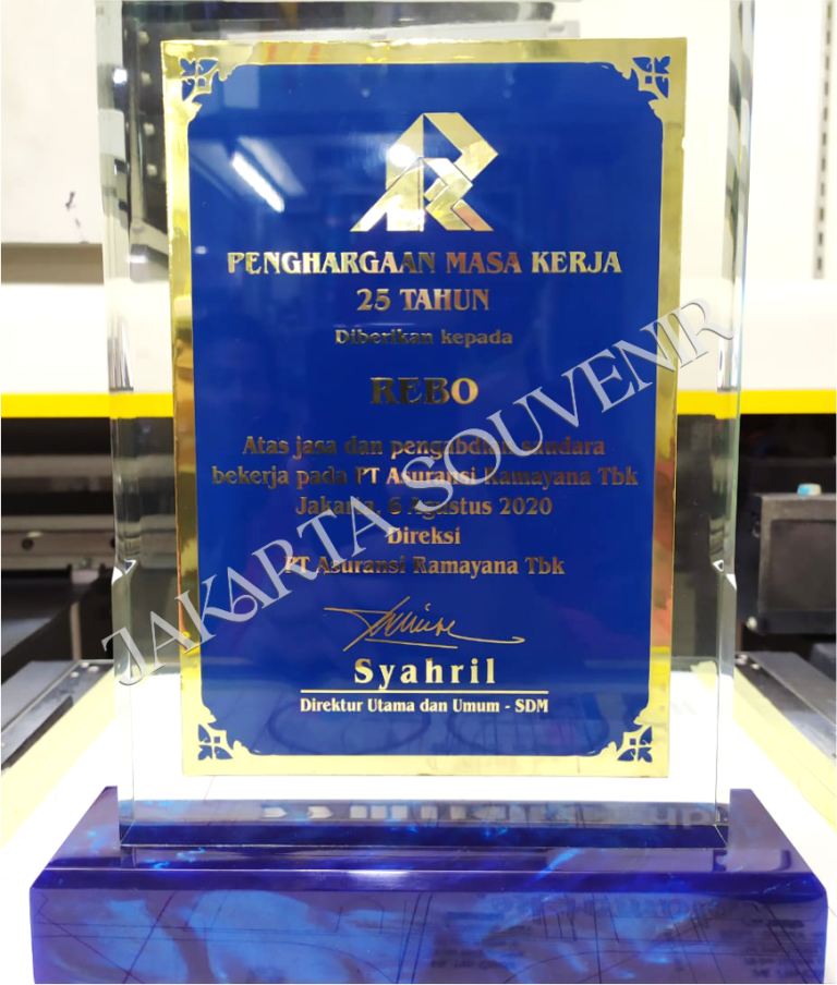 Plakat Resin Mewah Unik